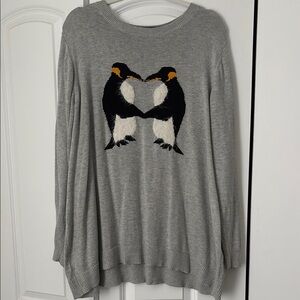 Lane Bryant Pullover Sweater. Penguins 18/20